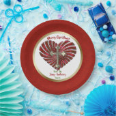 Personalisierte Weihnachtsfeiertage Pappteller (Party)