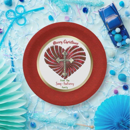 Personalisierte Weihnachtsfeiertage Pappteller (Party)