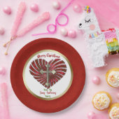 Personalisierte Weihnachtsfeiertage Pappteller (Party)