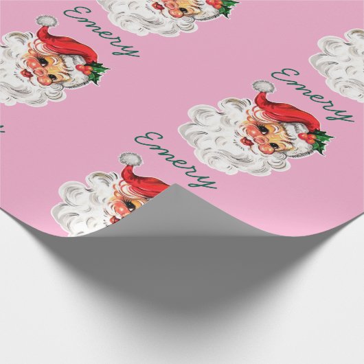 Personalisierte Weihnachtsfeiertage Weihnachten We Geschenkpapier (Ecke)