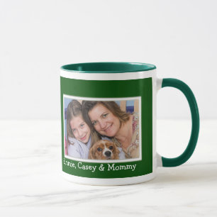 Personalisierte Weihnachtsfeiertags-Foto-Tasse Tasse