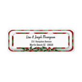 Personalisierte Weihnachtsfeiertagsmarke (Vorne)