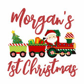 Personalisierte Weihnachtsferien des Weihnachtsjun Baby Strampler