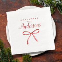Personalisierte Weihnachtsferien - Rotes Band