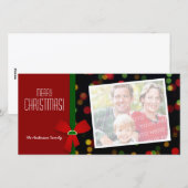Personalisierte Weihnachtsfotokarte Feiertagskarte (Vorne/Hinten)