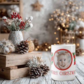 Personalisierte Weihnachtsfreude-Foto Kaffeetasse