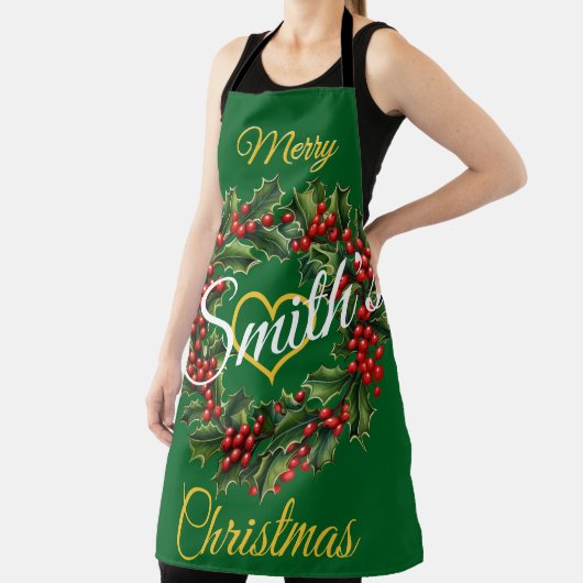 Personalisierte Weihnachtsgarten Schürze (InSitu)