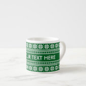 Personalisierte Weihnachtsgeschenk Espressokaffeet Espressotasse (Vorderseite Rechts)
