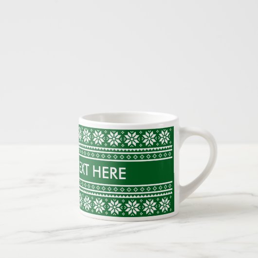 Personalisierte Weihnachtsgeschenk Espressokaffeet Espressotasse (Rechts)