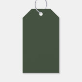 Personalisierte Weihnachtsgeschenkanhänger Fichten Geschenkanhänger (Rückseite)