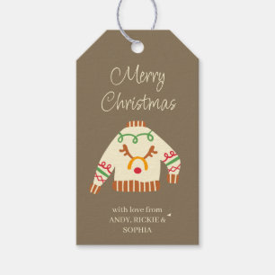 Personalisierte Weihnachtsgeschenkanhänger mit häs Geschenkanhänger