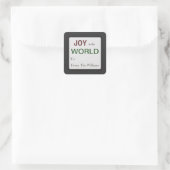 Personalisierte Weihnachtsgeschenke Aufkleber (Tasche)