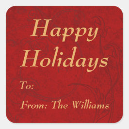 Personalisierte Weihnachtsgeschenke Aufkleber