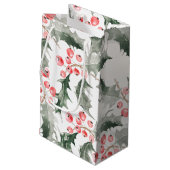 Personalisierte Weihnachtsgeschenke Botanische Hol Kleine Geschenktüte (Rückseite Schrägansicht)