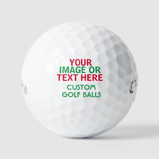 Personalisierte Weihnachtsgeschenke Golf Balls, ku Golfball (Vorderseite)