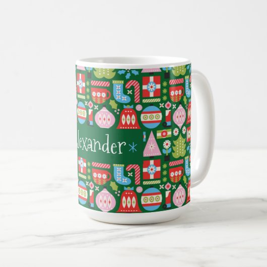 Personalisierte Weihnachtsgeschenke Kaffeetasse (VorderseiteRechts)