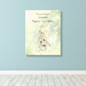 Personalisierte Weihnachtsgeschenke Leinwanddruck (Insitu (Holzboden))