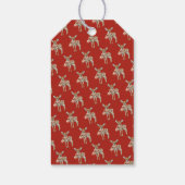 Personalisierte Weihnachtsgeschenke mit Hirsch Geschenkanhänger (Rückseite)