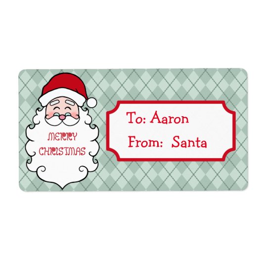 Personalisierte Weihnachtsgeschenke Tags (Vorne)