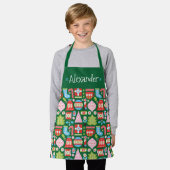 Personalisierte Weihnachtsgeschenke Überdrucken Sc Schürze (Getragen)