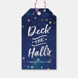 Personalisierte Weihnachtsgeschenktafeln Deck die  Geschenkanhänger