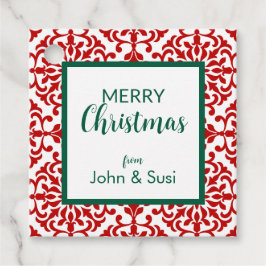 Personalisierte Weihnachtsgeschenktags Geschenkanhänger