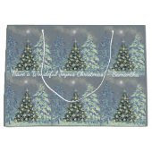 Personalisierte Weihnachtsgeschenktasche für diese Große Geschenktüte (Vorderseite)