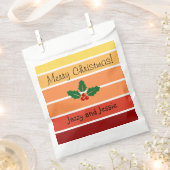 Personalisierte Weihnachtsgeschenktasche Leckerei Geschenktütchen (Ausgeschnitten)