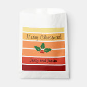 Personalisierte Weihnachtsgeschenktasche Leckerei Geschenktütchen (Vorderseite)