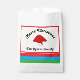 Personalisierte Weihnachtsgeschenktasche Leckerei Geschenktütchen