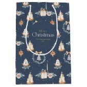 Personalisierte Weihnachtsgeschenktasche Mittlere Geschenktüte (Vorderseite)