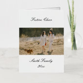 Personalisierte Weihnachtsgrüße für Familien (Vorderseite)