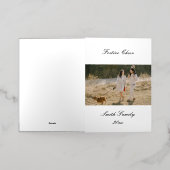 Personalisierte Weihnachtsgrüße für Familien (Äußere Ablage)