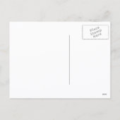 Personalisierte Weihnachtsgrüße im Juli Postkarte (Rückseite)