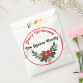 Personalisierte Weihnachtsgrüße und Name Geschenktütchen (Versiegelt)