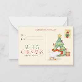 Personalisierte Weihnachtsgrüßkarte Mitteilungskarte