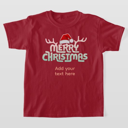 Personalisierte Weihnachtshirts für Kinder T-Shirt (Ablage )