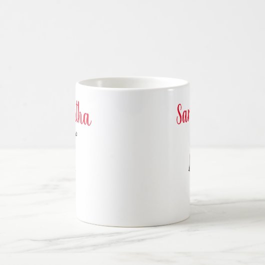 personalisierte Weihnachtsjunge Kaffeetasse (Mittel)