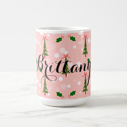 Personalisierte Weihnachtskaffee Tasse Weihnachtsb (Mittel)