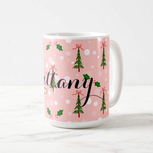 Personalisierte Weihnachtskaffee Tasse Weihnachtsb (VorderseiteRechts)