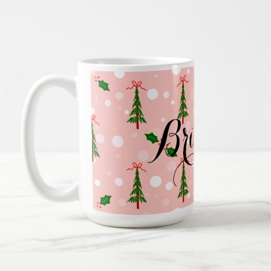 Personalisierte Weihnachtskaffee Tasse Weihnachtsb (Links)