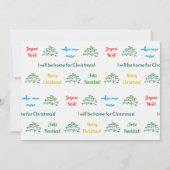 Personalisierte Weihnachtskarte (Vorderseite)