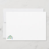 Personalisierte Weihnachtskarte (Rückseite)