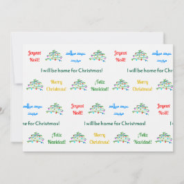 Personalisierte Weihnachtskarte