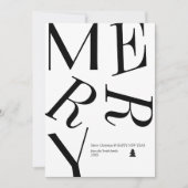 Personalisierte Weihnachtskarte (Vorderseite)