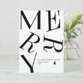 Personalisierte Weihnachtskarte (Stehend Vorderseite)