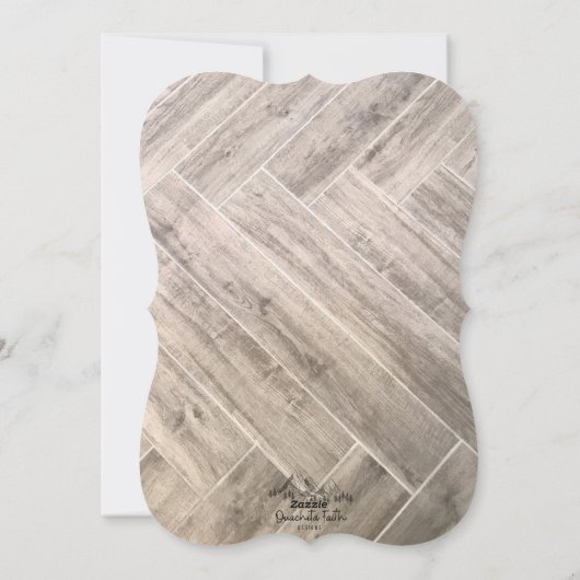 Personalisierte Weihnachtskarte Feiertagskarte (Rückseite)