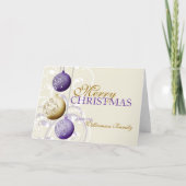Personalisierte Weihnachtskarte Feiertagskarte (Vorderseite)