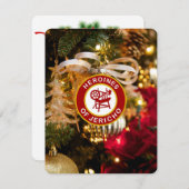 Personalisierte Weihnachtskarte Feiertagskarte (Vorne/Hinten)