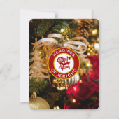 Personalisierte Weihnachtskarte Feiertagskarte (Vorderseite)